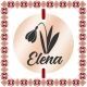 Martisor Bratara Inox Banut Rose Gold Nume Elena