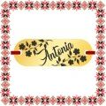 Martisor Bratara Inox Placuta Aurie Nume Antonia