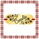Martisor Bratara Inox Placuta Aurie Nume Camelia