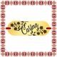 Martisor Bratara Inox Placuta Aurie Nume Carina