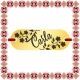 Martisor Bratara Inox Placuta Aurie Nume Carla