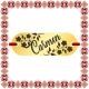 Martisor Bratara Inox Placuta Aurie Nume Carmen