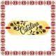 Martisor Bratara Inox Placuta Aurie Nume Catalina