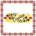 Martisor Bratara Inox Placuta Aurie Nume Cezarina