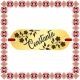 Martisor Bratara Inox Placuta Aurie Nume Constanta