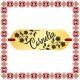 Martisor Bratara Inox Placuta Aurie Nume Cornelia