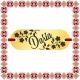 Martisor Bratara Inox Placuta Aurie Nume Daria