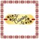 Martisor Bratara Inox Placuta Aurie Nume Cosmina