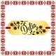 Martisor Bratara Inox Placuta Aurie Nume Delia