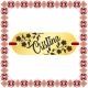 Martisor Bratara Inox Placuta Aurie Nume Cristina