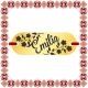 Martisor Bratara Inox Placuta Aurie Nume Emilia