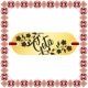 Martisor Bratara Inox Placuta Aurie Nume Geta
