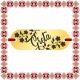 Martisor Bratara Inox Placuta Aurie Nume Greta