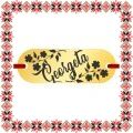 Martisor Bratara Inox Placuta Aurie Nume Georgeta