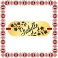 Martisor Bratara Inox Placuta Aurie Nume Isabelle
