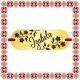 Martisor Bratara Inox Placuta Aurie Nume Izabela