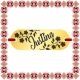 Martisor Bratara Inox Placuta Aurie Nume Iustina