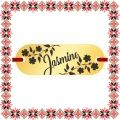 Martisor Bratara Inox Placuta Aurie Nume Jasmine