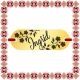Martisor Bratara Inox Placuta Aurie Nume Ingrid