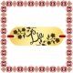 Martisor Bratara Inox Placuta Aurie Nume Lia