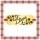 Martisor Bratara Inox Placuta Aurie Nume Liliana