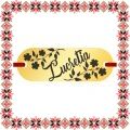 Martisor Bratara Inox Placuta Aurie Nume Lucretia
