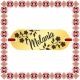 Martisor Bratara Inox Placuta Aurie Nume Melania