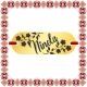 Martisor Bratara Inox Placuta Aurie Nume Ninela