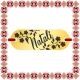 Martisor Bratara Inox Placuta Aurie Nume Natali