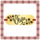 Martisor Bratara Inox Placuta Aurie Nume Olivia