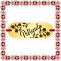 Martisor Bratara Inox Placuta Aurie Nume Petronela