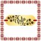 Martisor Bratara Inox Placuta Aurie Nume Ralu