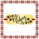 Martisor Bratara Inox Placuta Aurie Nume Rebeca