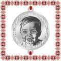 Martisor Bratara Inox Banut Argintiu Pietre Personalizat Poza