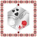 Martisor Personalizat Bratara Inox Argintiu Hexagon Iubitor de Animale Kola Kariola
