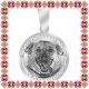 Martisor Pandantiv Inox Banut Pietre Argintiu Costi Kola Kariola