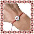 Bratara Martisor Motive Traditionale Banut Inimioara