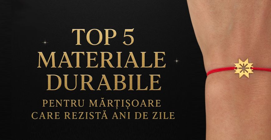Top 5 materiale durabile pentru mărțișoare care rezistă ani de zile